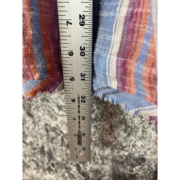 Free People Dress Womens Small Summer Night Striped Pockets Babydoll Mini Boho - Picture 9 of 16